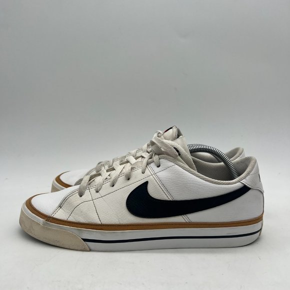 Nike Court Legacy Men’s Size 11 Sneakers CU4150-102 White Leather - Picture 6 of 10